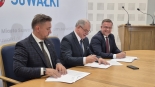 Podpisanie porozumienia ws. powołania Miejskiego Konserwatora Zabytków w Suwałkach, 9.10.2025, fot. Iza Kosakowska
