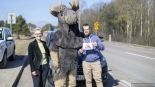 Akcja "Jedź ŁOŚtrożnie", 19.03.2025, fot. Paweł Wądołowski