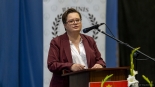 Pasowanie pierwszoklasistów przez wiceminister edukacji Katarzynę Lubnauer, 13.10.2025, fot. Paweł Wądołowski