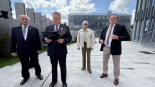 Konferencja Jarosława Zielińskiego przed Domem Pamięci Obławy Augustowskiej, 30.07.2025, fot. Anna Auron-Wasilewska