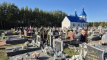 Na cmentarzu w Dubinach pochowano szczątki Marii Nazaruk, 7.10.2025, fot. Marek Zabrocki