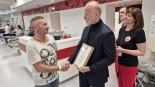 Pan Antoni w swoim życiu oddał ponad 220 litrów krwi i jej składników, 18.11.2025, fot. Marcin Mazewski