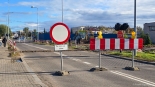Przejazd kolejowy na Alei Piłsudskiego w Łomży zamknięty, fot. Paweł Wądołowski