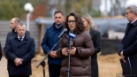 Wmurowanie kamienia węgielnego pod budowę pierwszego żłobka w Turośli, 22.10.2025, fot. Paweł Wądołowski