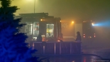 Pożar budynku gospodarczego w miejscowości Andrzejki w gminie Łomża, 28.10.2025, fot. Paweł Wądołowski
