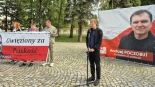 Akcja solidarności z Andrzejem Poczobutem, 26.05.2025, fot. Anna Petrovska
