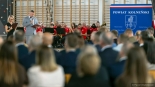 Zespół Szkół Technicznych w Kolnie może korzystać już z nowej hali sportowej, 3.10.2025, fot. Paweł Wądołowski