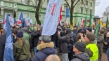 W proteście branży drzewnej uczestniczyło około tysiąca osób, 5.12.2025, fot. Ryszard Minko