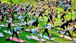 Joga w ogrodach Pałacu Branickich, 6.09.2025, fot. Sylwia Krassowska