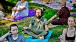 Joga w ogrodach Pałacu Branickich, 6.09.2025, fot. Sylwia Krassowska