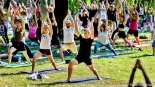 Joga w ogrodach Pałacu Branickich, 6.09.2025, fot. Sylwia Krassowska