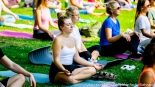 Joga w ogrodach Pałacu Branickich, 6.09.2025, fot. Sylwia Krassowska