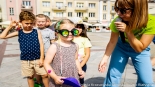 Niebieskie Miasteczko przy Ratuszu w Białymstoku, 29.08.2025, fot. Sylwia Krassowska