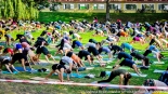 Joga w ogrodach Pałacu Branickich, 6.09.2025, fot. Sylwia Krassowska